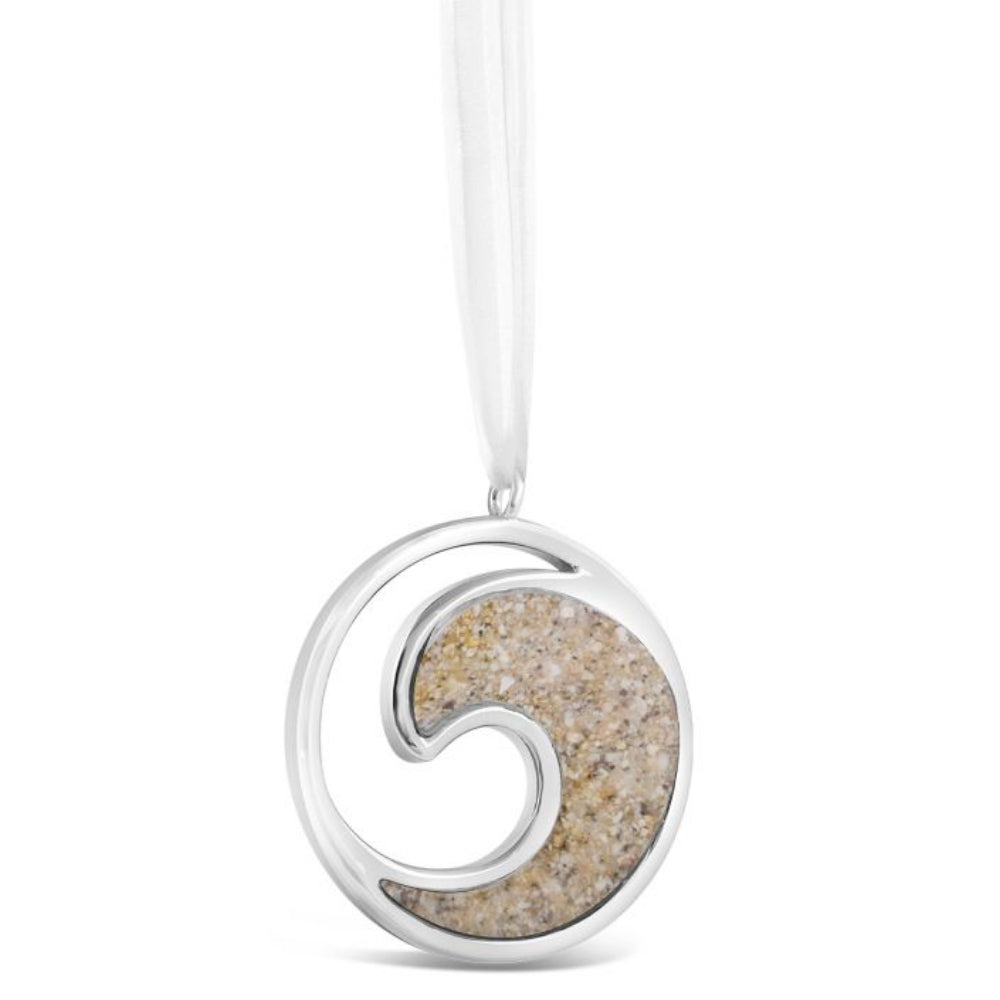 Dune Jewelry Stainless Steel Wave Ornament