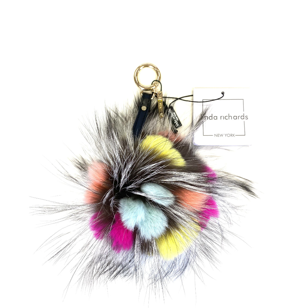 Multi Colored Rex and Silver Fox Keychain